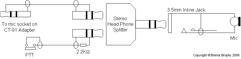 Building A Helmet Headset Ptt For A Yaesu Vertex Vx 150 170 2m Handheld Transceiver Brenor Brophy