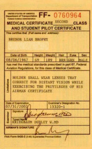 Student Pilot License